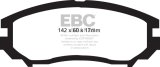 EBC 04-06 Hyundai Tiburon 2.7 6 speed Yellowstuff Front Brake Pads thumbnail 5