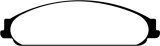 EBC 04-07 Ford Five Hundred 3.0 Greenstuff Front Brake Pads thumbnail 4