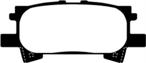 EBC 04-07 Lexus RX330 3.3 Greenstuff Rear Brake Pads thumbnail 7