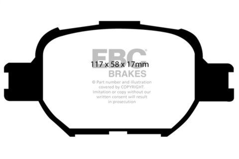 EBC 04-10 Scion TC 2.4 Ultimax2 Front Brake Pads thumbnail 5