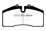 EBC 05+ Ford Saleen Mustang Brembo front calipers Redstuff Front Brake Pads thumbnail 7