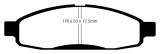 EBC 05-06 Infiniti QX56 5.6 (Bosch) Yellowstuff Front Brake Pads thumbnail 2
