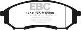 EBC 05-07 Ford F250 (inc Super Duty) 5.4 (2WD) Extra Duty Rear Brake Pads thumbnail 3
