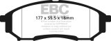 EBC 05-07 Ford F250 (inc Super Duty) 5.4 (2WD) Greenstuff Rear Brake Pads thumbnail 5