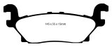 EBC 05-07 Hummer H3 3.5 Yellowstuff Rear Brake Pads thumbnail 1