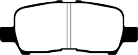 EBC 05-09 Buick Allure (Canada) 3.6 Redstuff Rear Brake Pads thumbnail 5