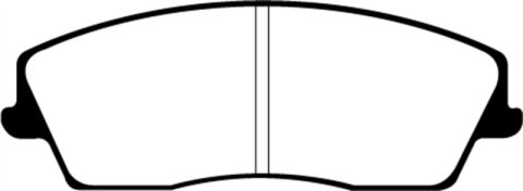 EBC 05-09 Chrysler 300 2.7 Yellowstuff Front Brake Pads thumbnail 7