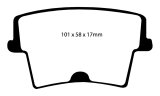 EBC 05-09 Chrysler 300 2.7 Yellowstuff Rear Brake Pads thumbnail 1
