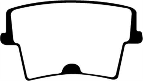 EBC 05-10 Chrysler 300C 5.7 Redstuff Rear Brake Pads thumbnail 6