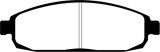 EBC 05-10 Jeep Commander 3.7 Greenstuff Front Brake Pads thumbnail 6