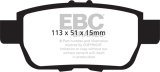 EBC 05-14 Honda Ridgeline 3.5 Greenstuff Rear Brake Pads thumbnail 4