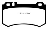 EBC 06 Mercedes-Benz E55 AMG 5.4 Supercharged (4 Pad Set) Ultimax2 Rear Brake Pads thumbnail 1