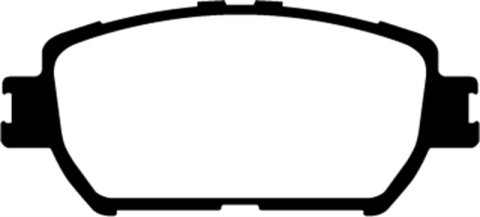 EBC 06-07 Lexus GS300 3.0 Ultimax2 Front Brake Pads thumbnail 6