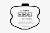 EBC 06-08 Chevrolet Corvette (C6) 7.0 (Z06) Bluestuff Front Brake Pads thumbnail 7