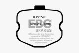 EBC 06-08 Chevrolet Corvette (C6) 7.0 (Z06) Redstuff Rear Brake Pads thumbnail 5
