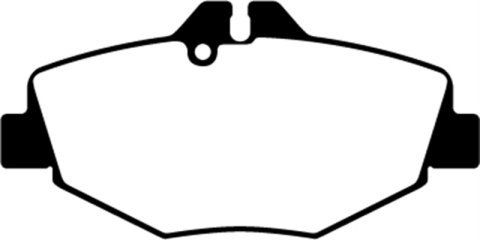 EBC 06-09 Mercedes-Benz E320 3.0 TD Redstuff Front Brake Pads thumbnail 7