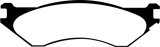 EBC 06-11 Dodge Ram 1500 Mega Cab 2WD Greenstuff Rear Brake Pads thumbnail 6