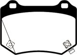 EBC 18+ WRX STI Yellowstuff Rear Brake Pads thumbnail 2