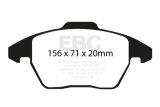 EBC 06-13 Audi A3 2.0 Turbo (Girling rear caliper) Greenstuff Front Brake Pads thumbnail 5