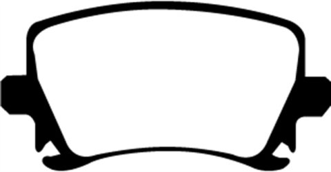 EBC 06-13 Audi A3 2.0 Turbo (Girling rear caliper) Redstuff Rear Brake Pads thumbnail 8