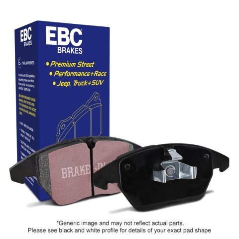 EBC 06-13 Audi A3 2.0 Turbo (Girling rear caliper) Ultimax2 Rear Brake Pads thumbnail 9