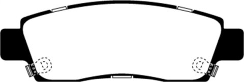 EBC 07+ Buick Enclave 3.6 Greenstuff Rear Brake Pads thumbnail 1