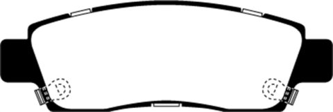 EBC 07+ Buick Enclave 3.6 Greenstuff Rear Brake Pads thumbnail 6