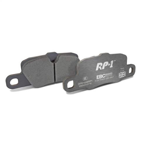EBC Racing 12-15 Porsche 911 (991) Carrera S 3.8L (Cast Iron Rotors Only) RP-1 Race Rear Brake Pads thumbnail 1