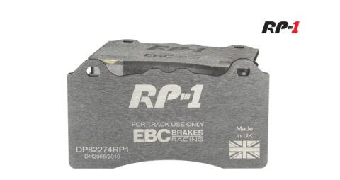 EBC Racing 12-15 Porsche 911 (991) Carrera S 3.8L (Cast Iron Rotors Only) RP-1 Race Rear Brake Pads thumbnail 5
