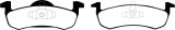 EBC 07-09 Ford Expedition 5.4 2WD Yellowstuff Rear Brake Pads thumbnail 7