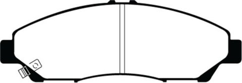 EBC 07-13 Acura MDX 3.7 Greenstuff Front Brake Pads thumbnail 1