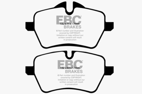 EBC 07-14 Mini Hardtop 1.6 Turbo Cooper S Ultimax2 Front Brake Pads thumbnail 6