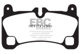 EBC 08 Porsche Cayenne 4.8 Turbo Yellowstuff Rear Brake Pads thumbnail 5