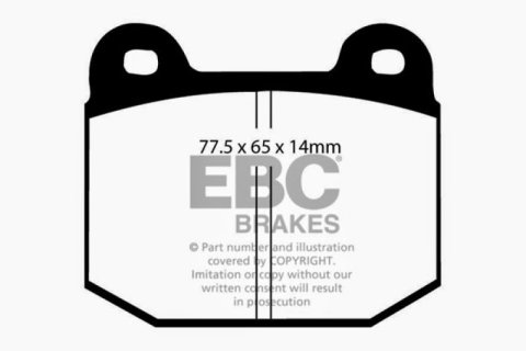 EBC 08+ Lotus 2-Eleven 1.8 Supercharged Redstuff Front Brake Pads thumbnail 5