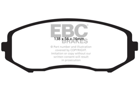 EBC 08+ Suzuki Grand Vitara 2.4 Ultimax2 Front Brake Pads thumbnail 3