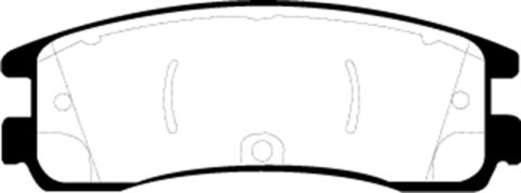 EBC 08-09 Buick Allure (Canada) 5.3 Ultimax2 Rear Brake Pads thumbnail 6