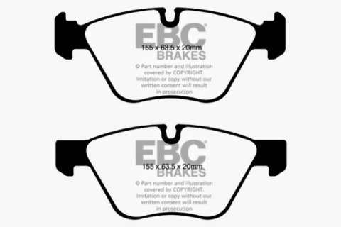 EBC 08-10 BMW 128 3.0 Greenstuff Front Brake Pads thumbnail 5