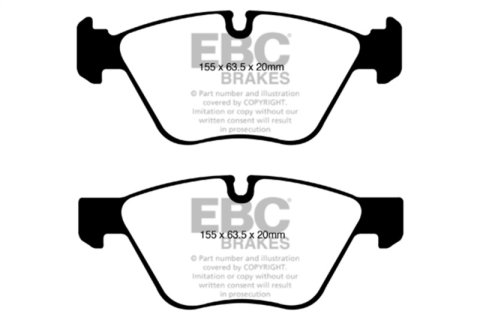EBC 08-10 BMW 128 3.0 Greenstuff Front Brake Pads thumbnail 6