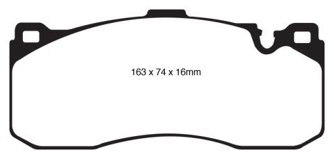 EBC 08-10 BMW 135 3.0 Twin Turbo Greenstuff Front Brake Pads thumbnail 2