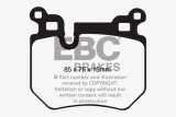 EBC 08-10 BMW 135 3.0 Twin Turbo Yellowstuff Rear Brake Pads thumbnail 7