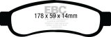 EBC 08-10 Ford F250 (inc Super Duty) 5.4 (2WD) Greenstuff Rear Brake Pads thumbnail 4