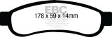EBC 08-10 Ford F250 (inc Super Duty) 5.4 (2WD) Greenstuff Rear Brake Pads thumbnail 5