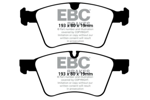 EBC 08-10 Mercedes-Benz GL320 3.0 TD (373mm Front Rotors) Greenstuff Front Brake Pads thumbnail 2