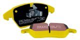 EBC 04-05 Mitsubishi Lancer Evo 8 2.0T (FQ400 w/Alcon Caliper) Yellowstuff Front Brake Pads thumbnail 5