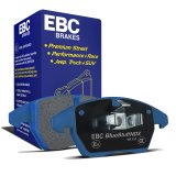 EBC 04-05 Mitsubishi Lancer Evo 8 2.0T (FQ400 w/Alcon Caliper) Bluestuff Front Brake Pads thumbnail 6