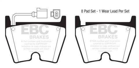 EBC 2018+ Audi TT RS Quattro 2.5L Turbo Bluestuff Front Brake Pads thumbnail 9