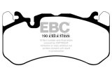 EBC 13-14 Audi RS7 4.0TT (w/Cast Iron Rotors & Trapezoid Weights) Bluestuff Front Brake Pads thumbnail 9
