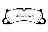 EBC 12-15 Porsche 911 (991) Carrera S 3.8L (Cast Iron Rotor Only) Bluestuff Front Brake Pads thumbnail 4