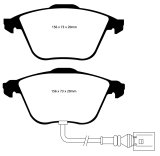 EBC 08-11 Volkswagen CC 3.6 Yellowstuff Front Brake Pads thumbnail 4