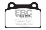 EBC 08-16 Mitsubishi Lancer Evo 10 2.0 Turbo (1 piece rotor) Redstuff Rear Brake Pads thumbnail 4